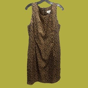 Chic Leopard Print Mini Dress
